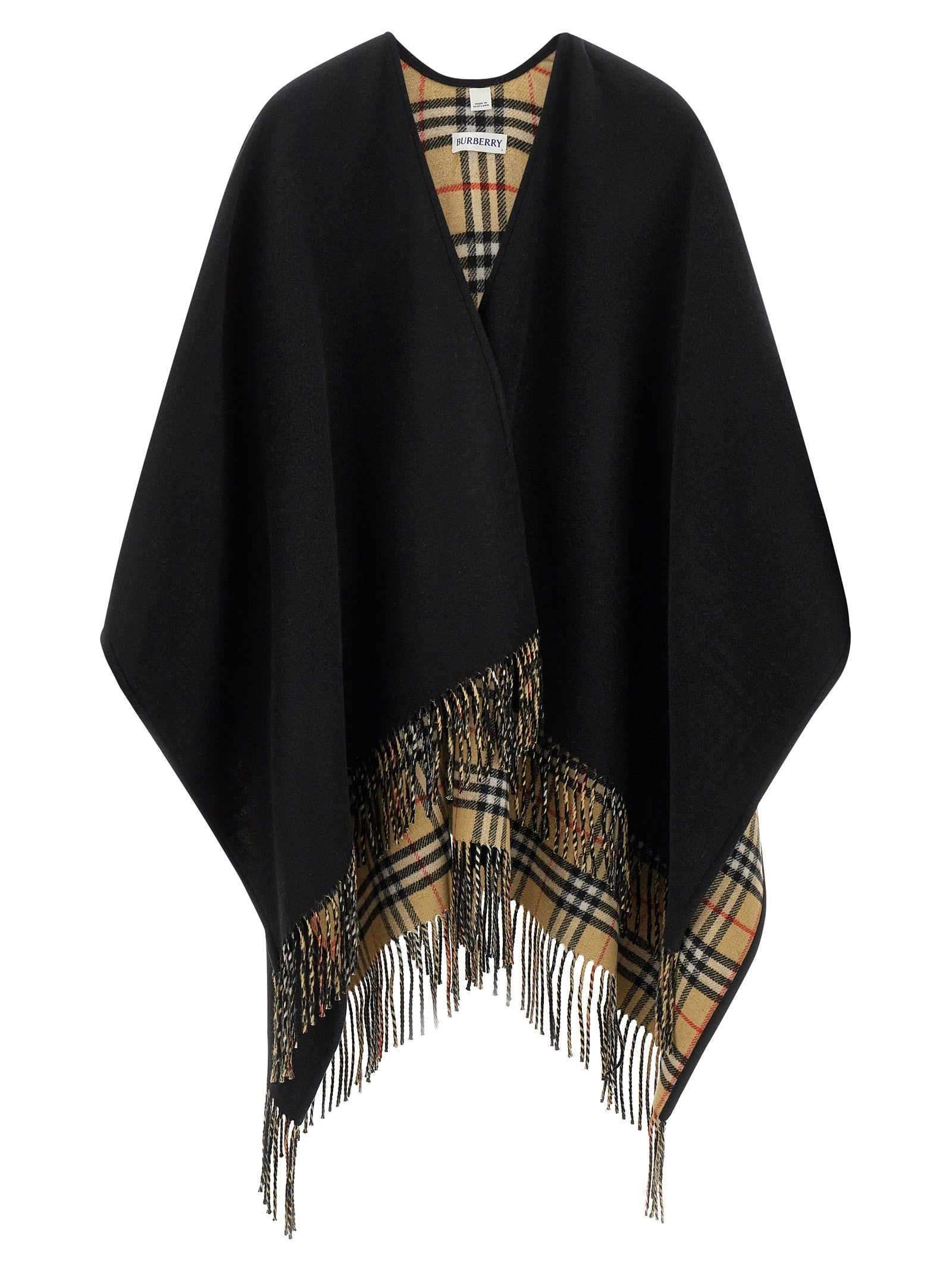 Burberry Reversible Cape Black