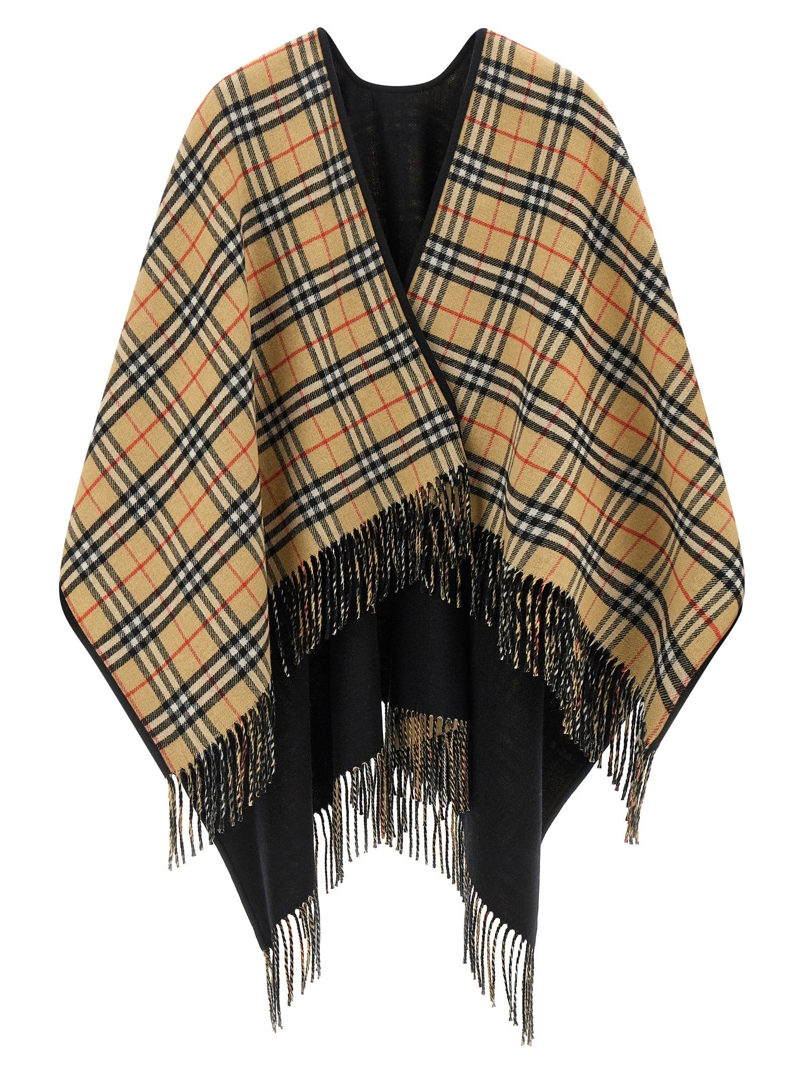 Burberry Reversible Cape Black