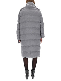 BOSS Women's Reversible Coat Grey