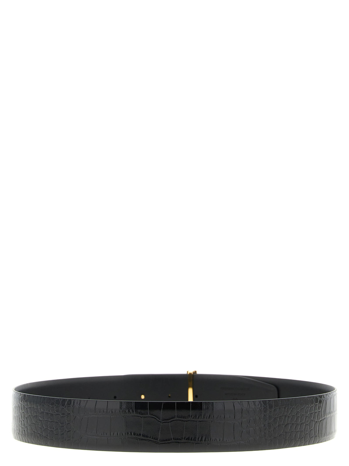 Tom Ford Reversible Crocodile Belt Black, view 3