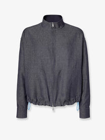 Fendi Men's FF Selleria Reversible Blouson Blue
