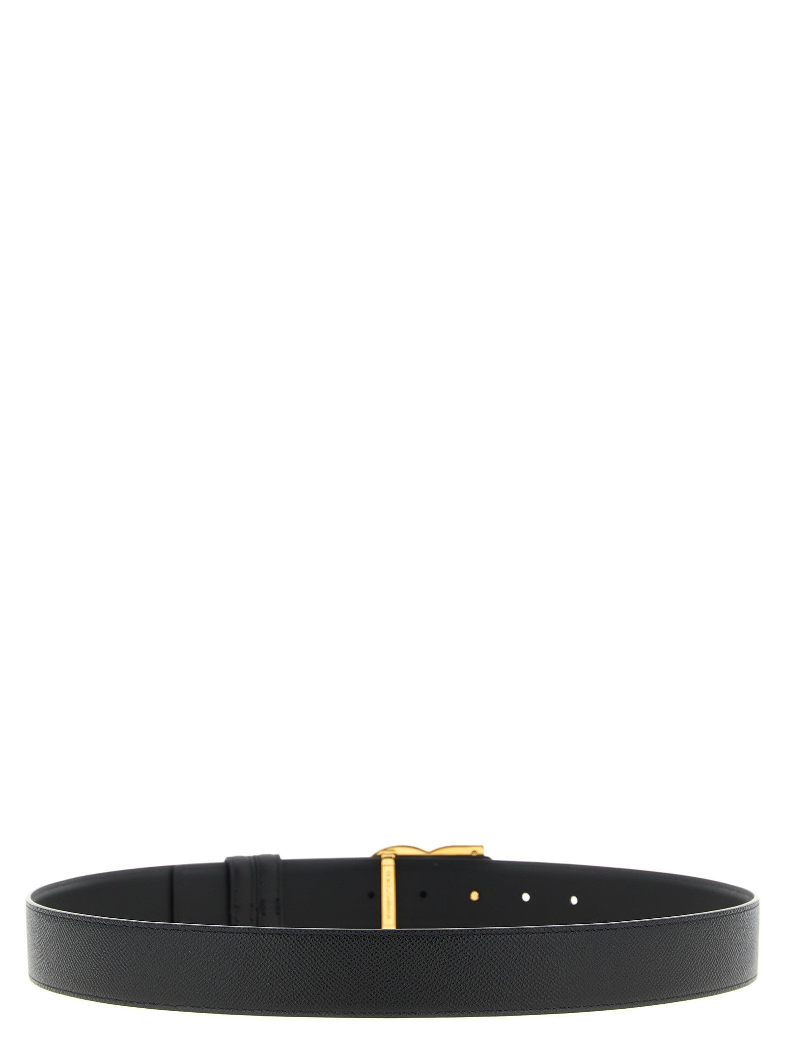 Dolce &amp; Gabbana Reversible DG Cross Belt Black