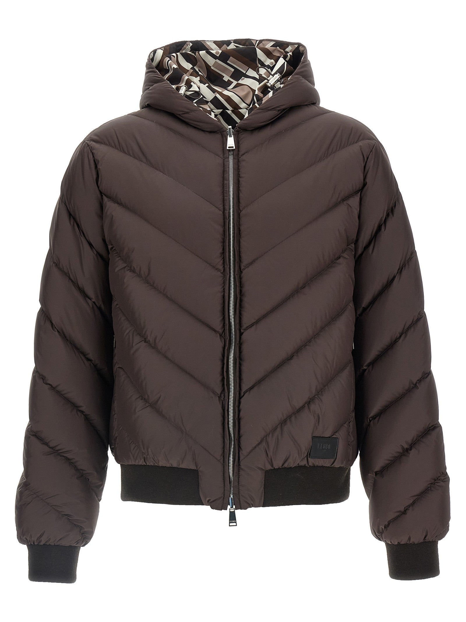 Fendi Reversible Down Jacket Gold