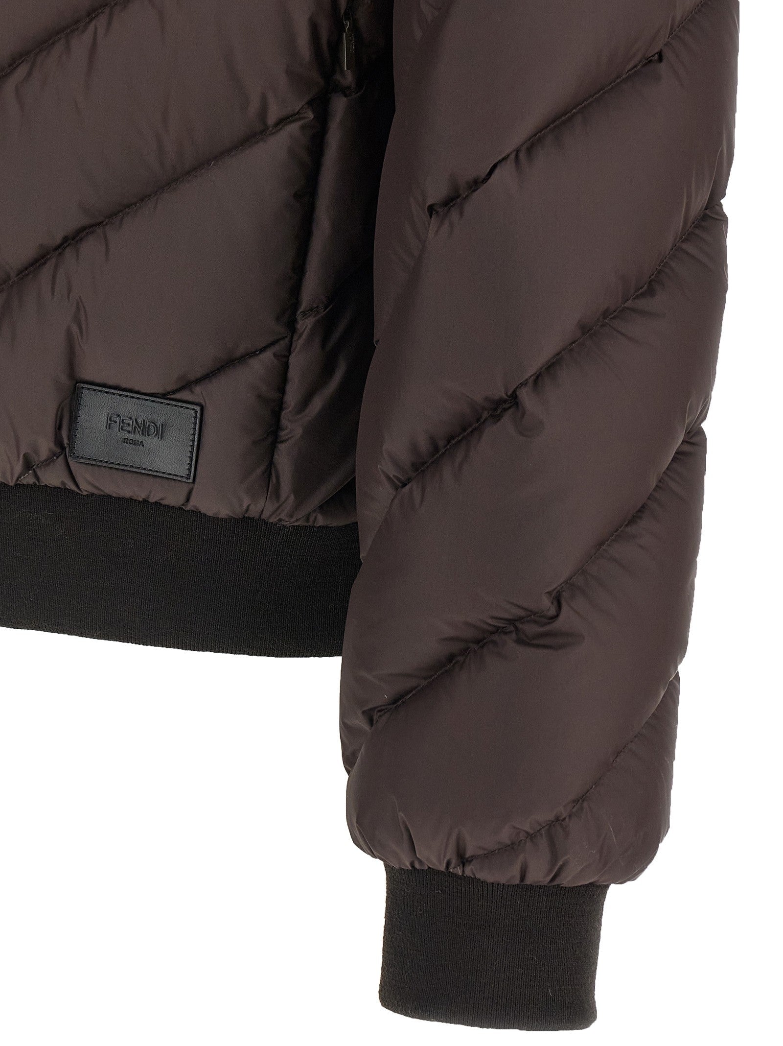 Fendi Reversible Down Jacket Gold