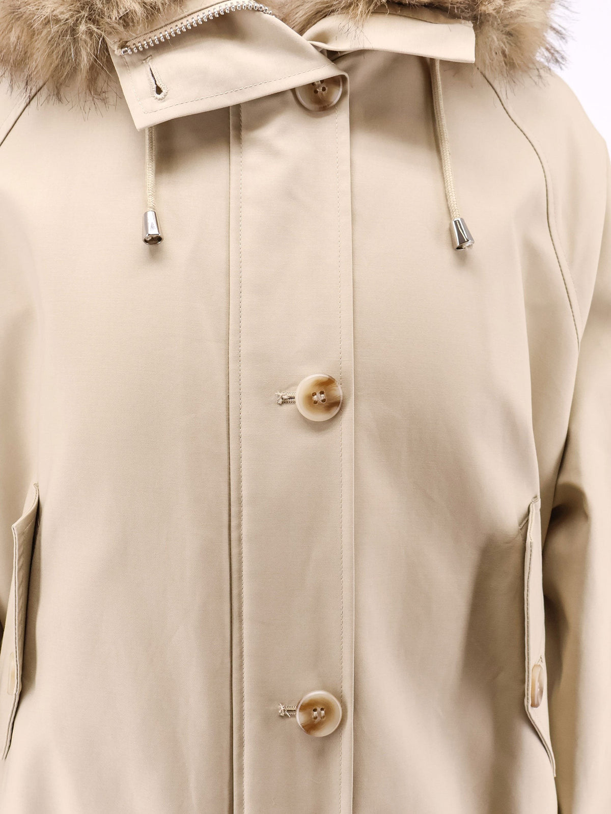 Valentini 1972 Women's Reversible Faux Fur Parka Jacket White, view 3