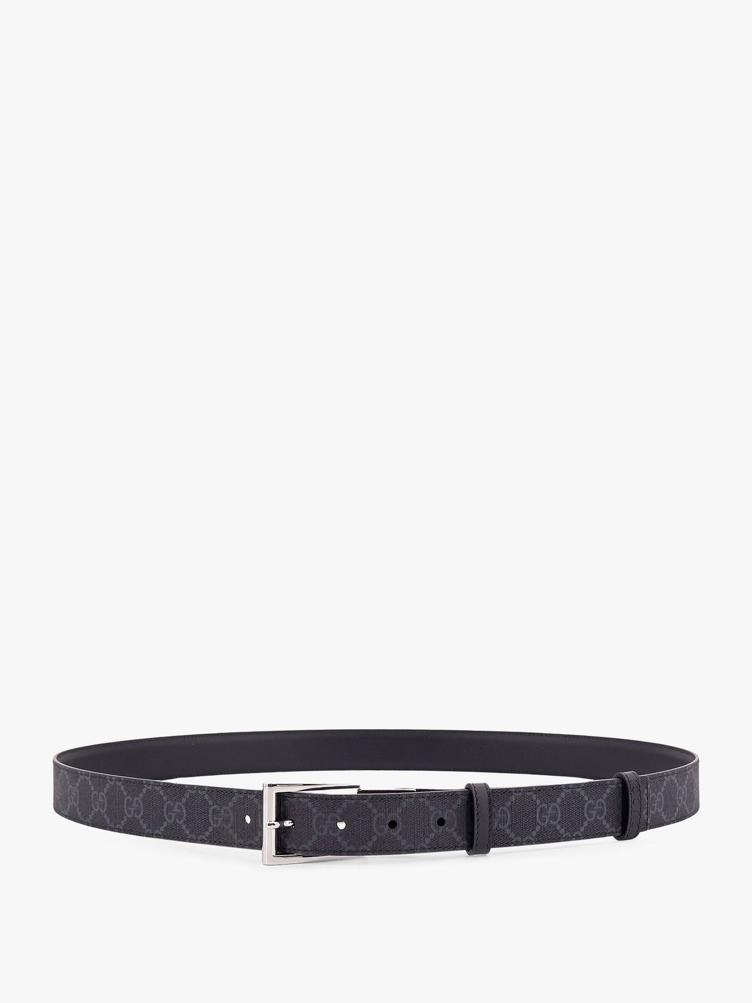 Gucci Men's Reversible GG Fabric Belt Black