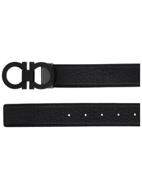 Ferragamo Men's Reversible Hooks Belt Black
