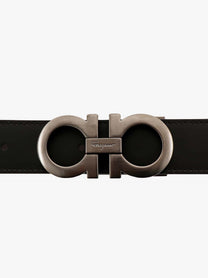 Ferragamo Men's Reversible Leather Belt Black