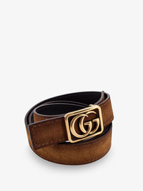 Gucci Men's Reversible Leather Belt Grey