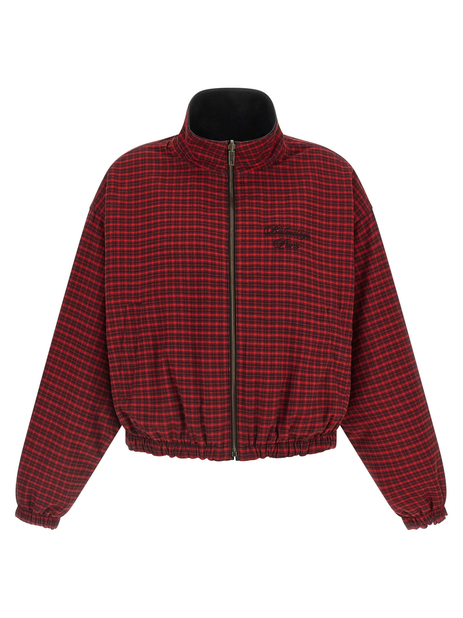 Balenciaga Reversible Leather Jacket Black