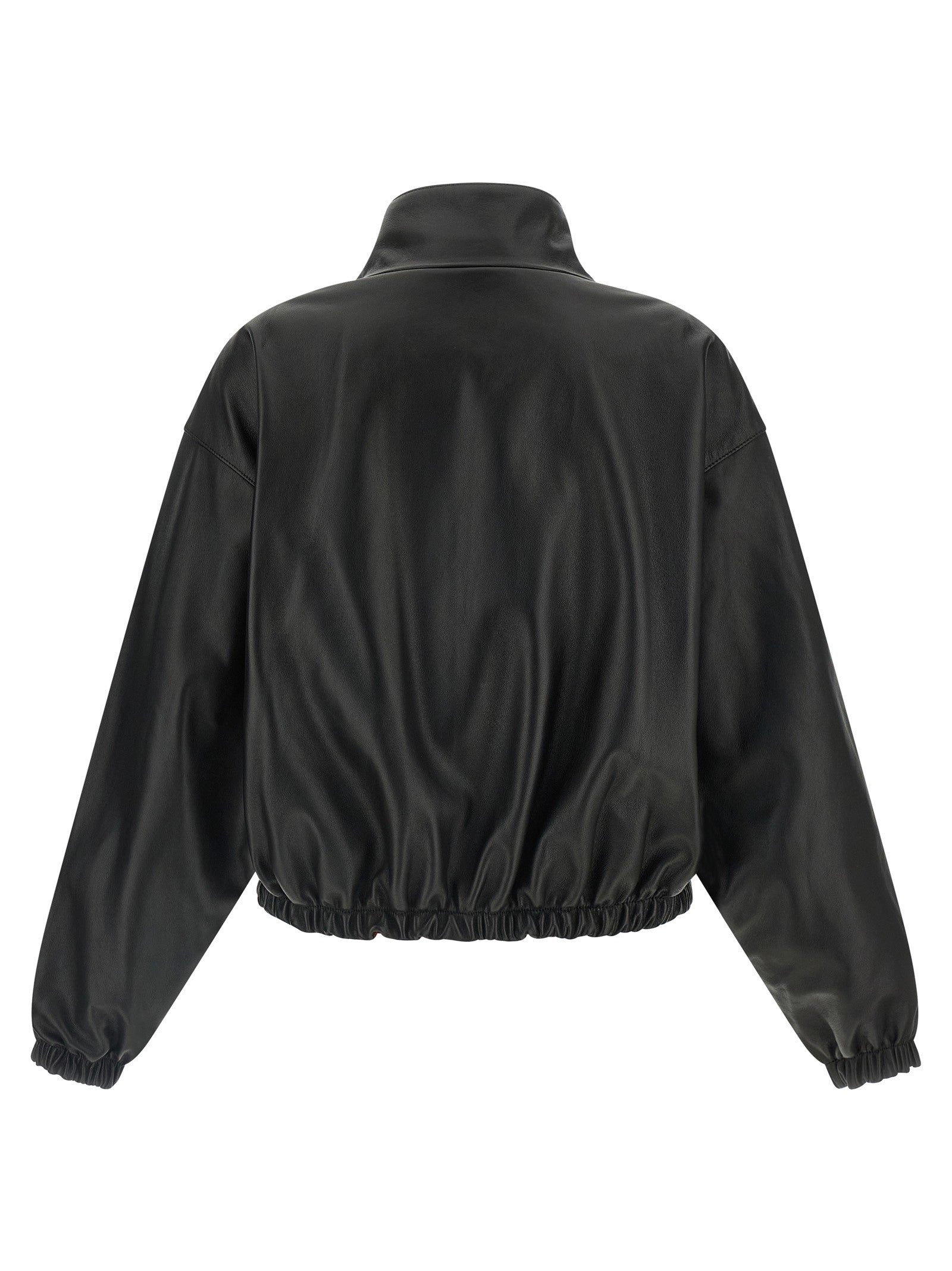 Balenciaga Reversible Leather Jacket Black