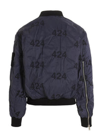 424 Reversible Bomber Jacket Gold