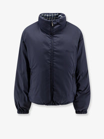 Miu Miu Women's Reversible Madras Flannel Down Jacket White
