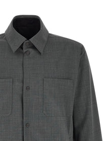 Herno Reversible Overshirt Grey