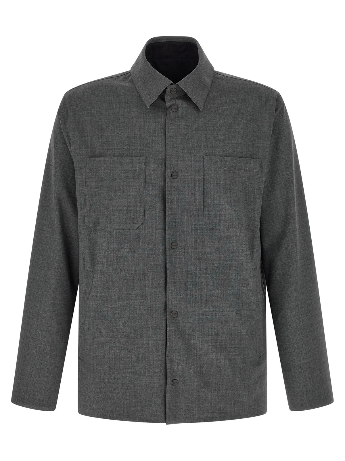Herno Reversible Overshirt Grey
