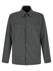 Herno Reversible Overshirt Grey