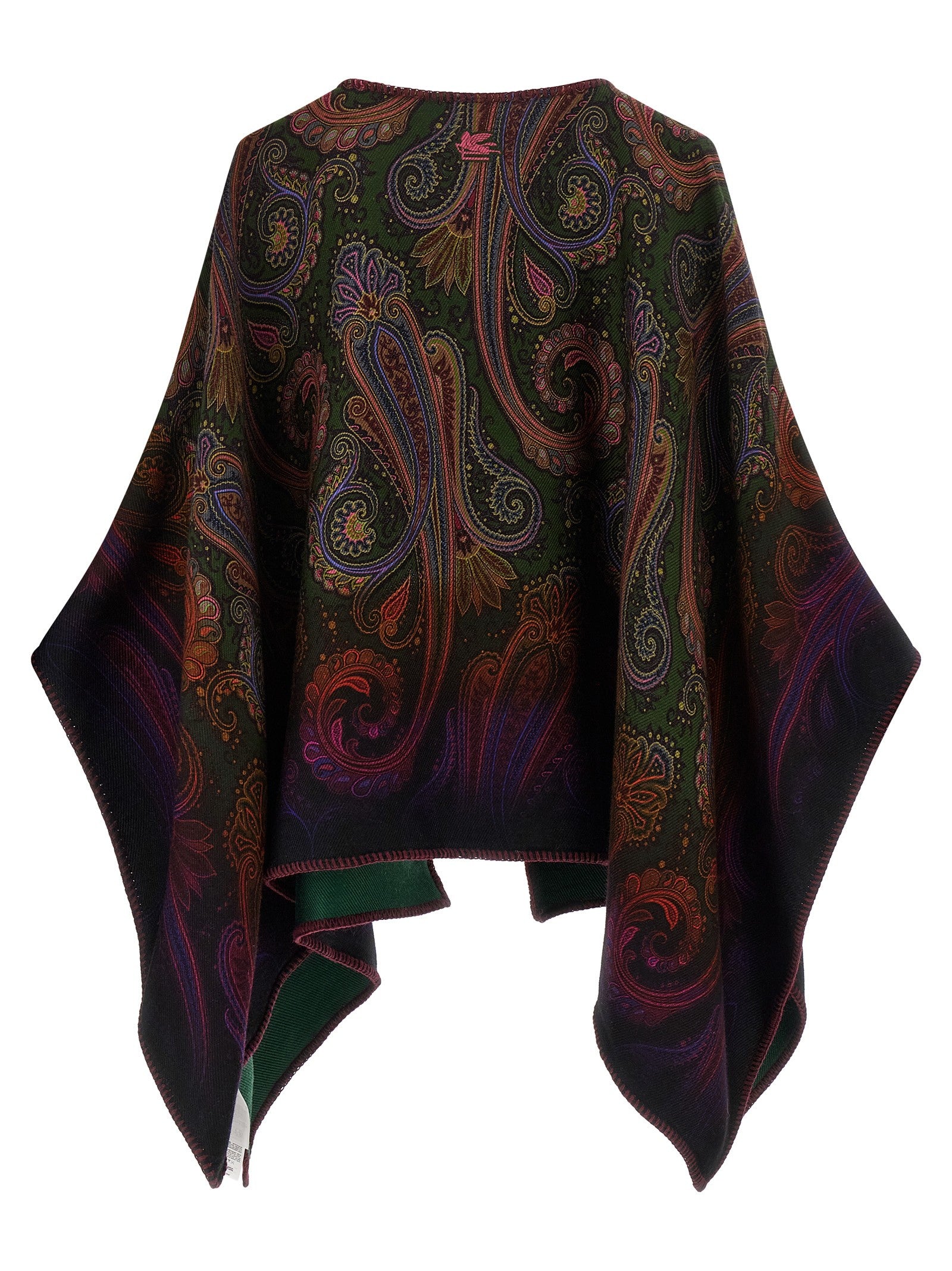 ETRO Reversible Paisley Dégradé Cape Gold