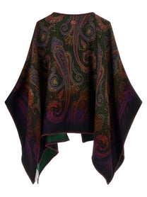 ETRO Reversible Paisley Dégradé Cape Gold