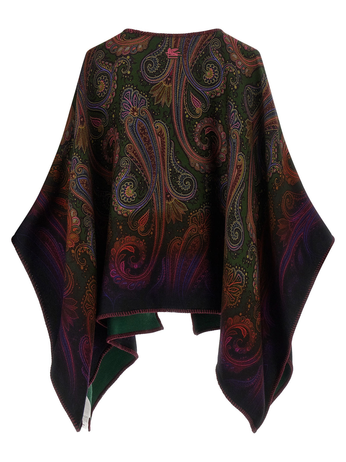 ETRO Reversible Paisley Dégradé Cape Gold, view 2