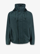 Gucci Men's Reversible Ripstop Cotton Jacket Green, view 5