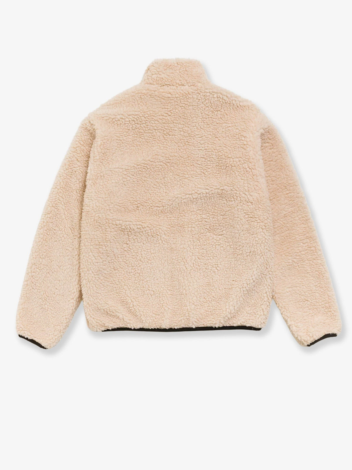 Stussy Men's Reversible Sherpa and Nylon Jacket Beige