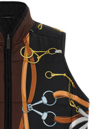 Gucci Reversible Silk Twill Vest Gold