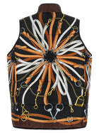 Gucci Reversible Silk Twill Vest Gold