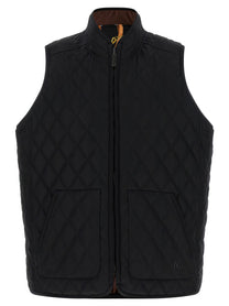 Gucci Reversible Silk Twill Vest Gold