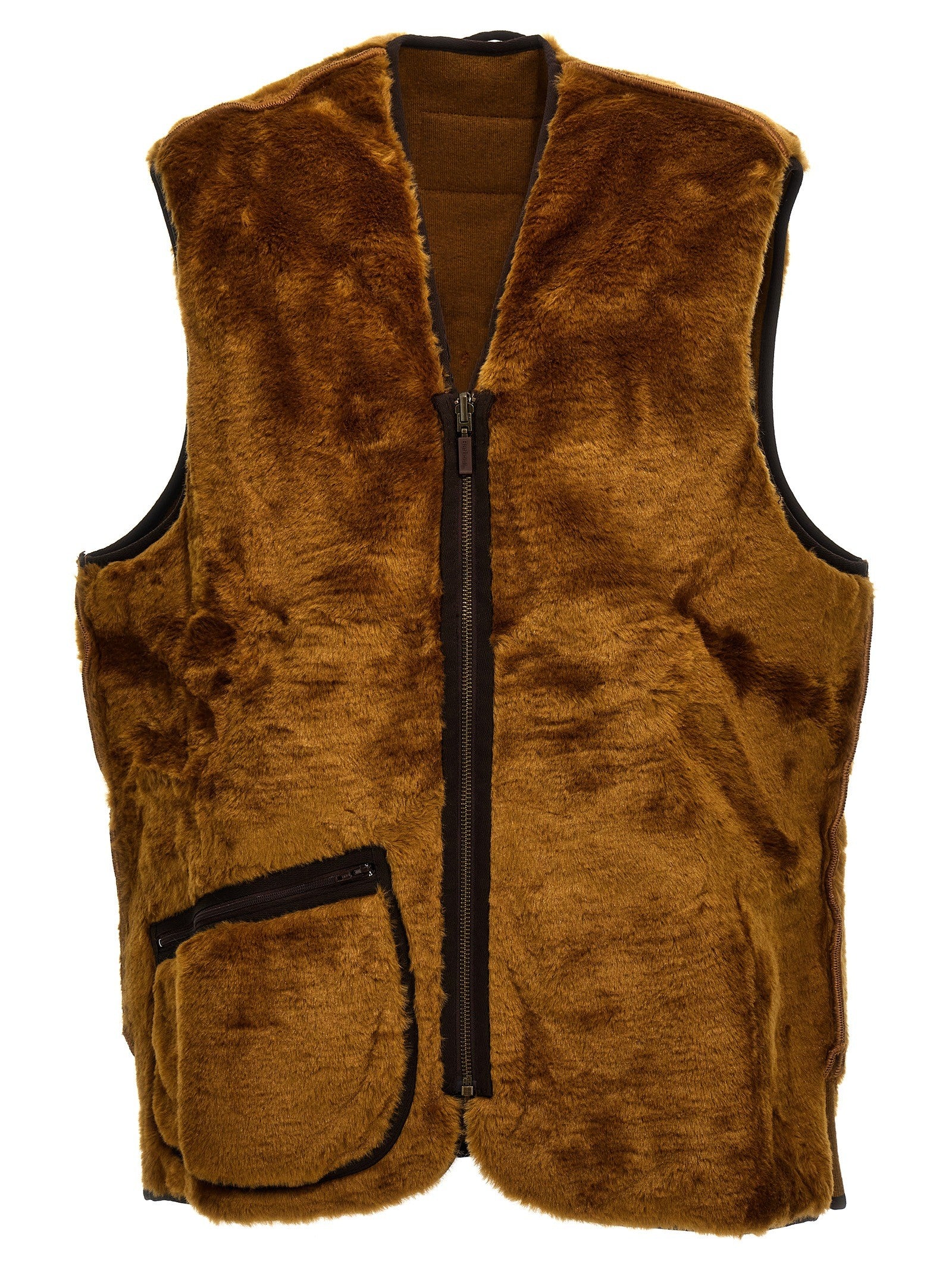 Barbour Reversible Vest Brown
