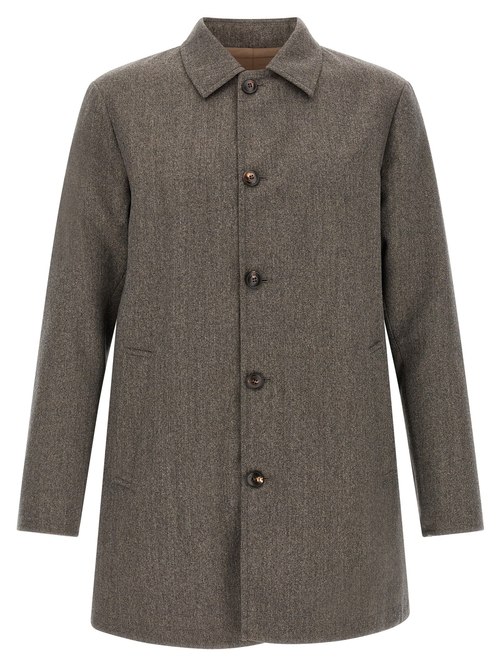 Pal Zileri Reversible Waterproof Brown