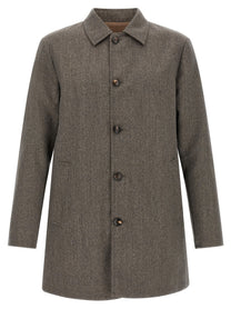 Pal Zileri Reversible Waterproof Brown