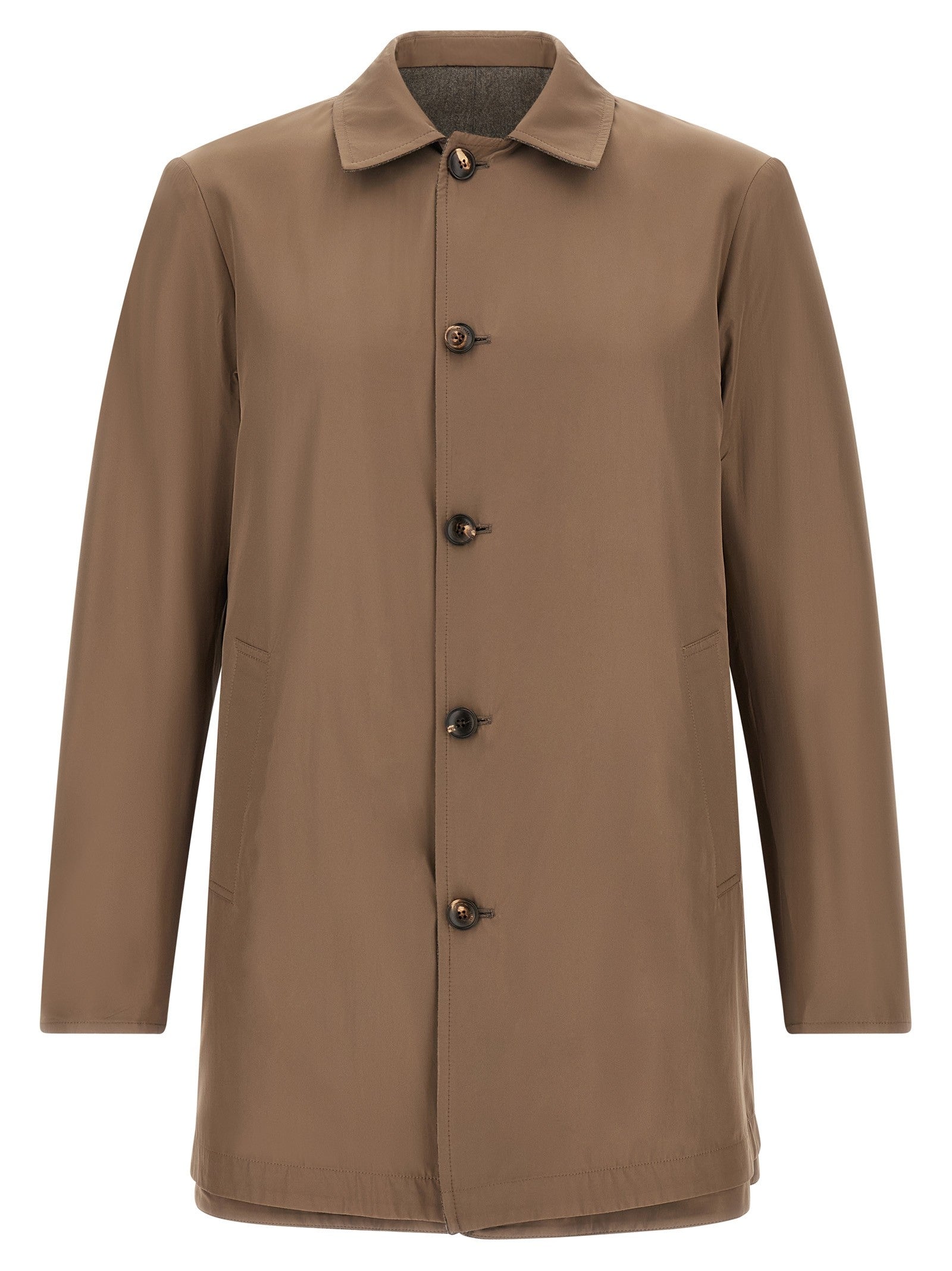 Pal Zileri Reversible Waterproof Brown