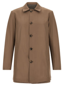 Pal Zileri Reversible Waterproof Brown