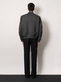 Gucci Men's Reversible Wool and Nylon Jacket White