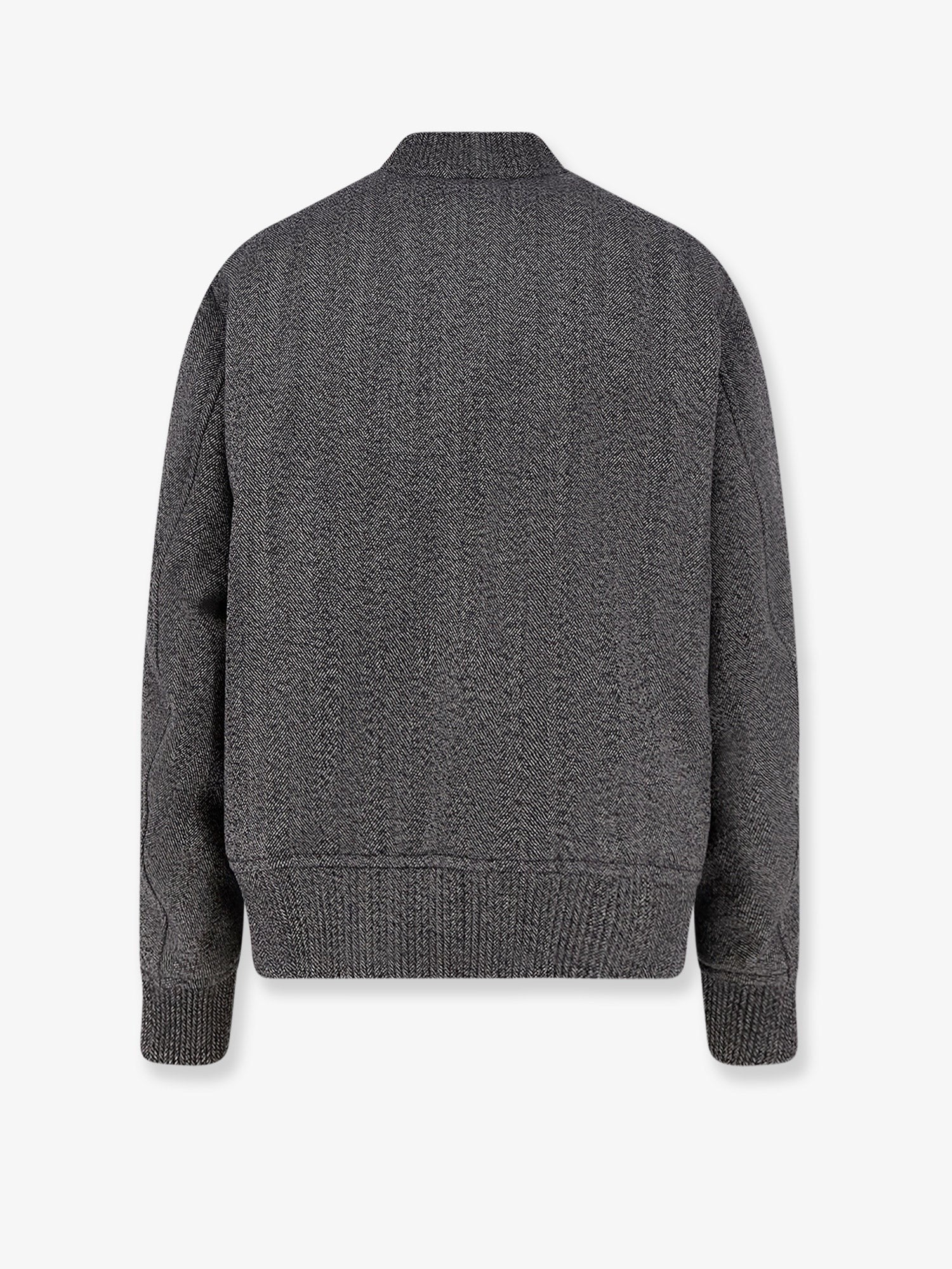 Gucci Men's Reversible Wool and Nylon Jacket White