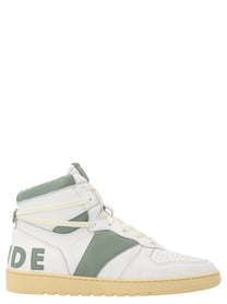 Rhude Rhecess Hi Sneakers Green