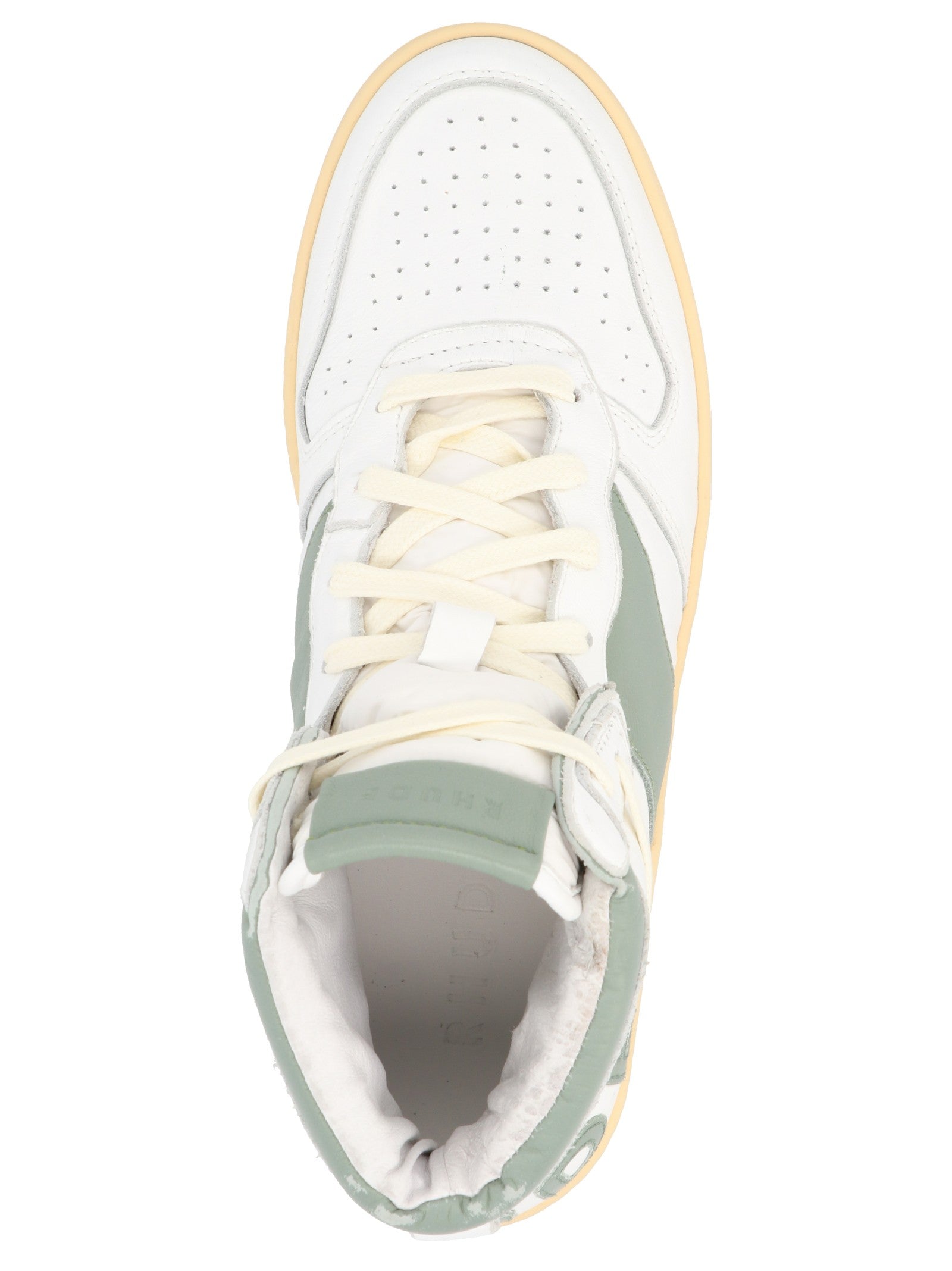Rhude Rhecess Hi Sneakers Green