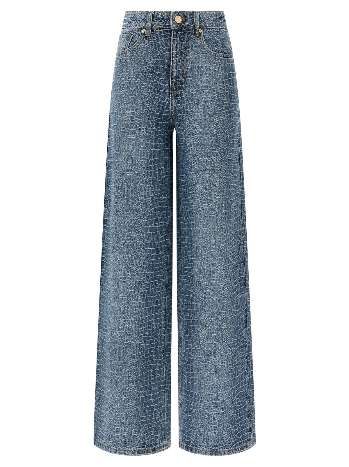 self-portrait Rhinestone Jeans Blue