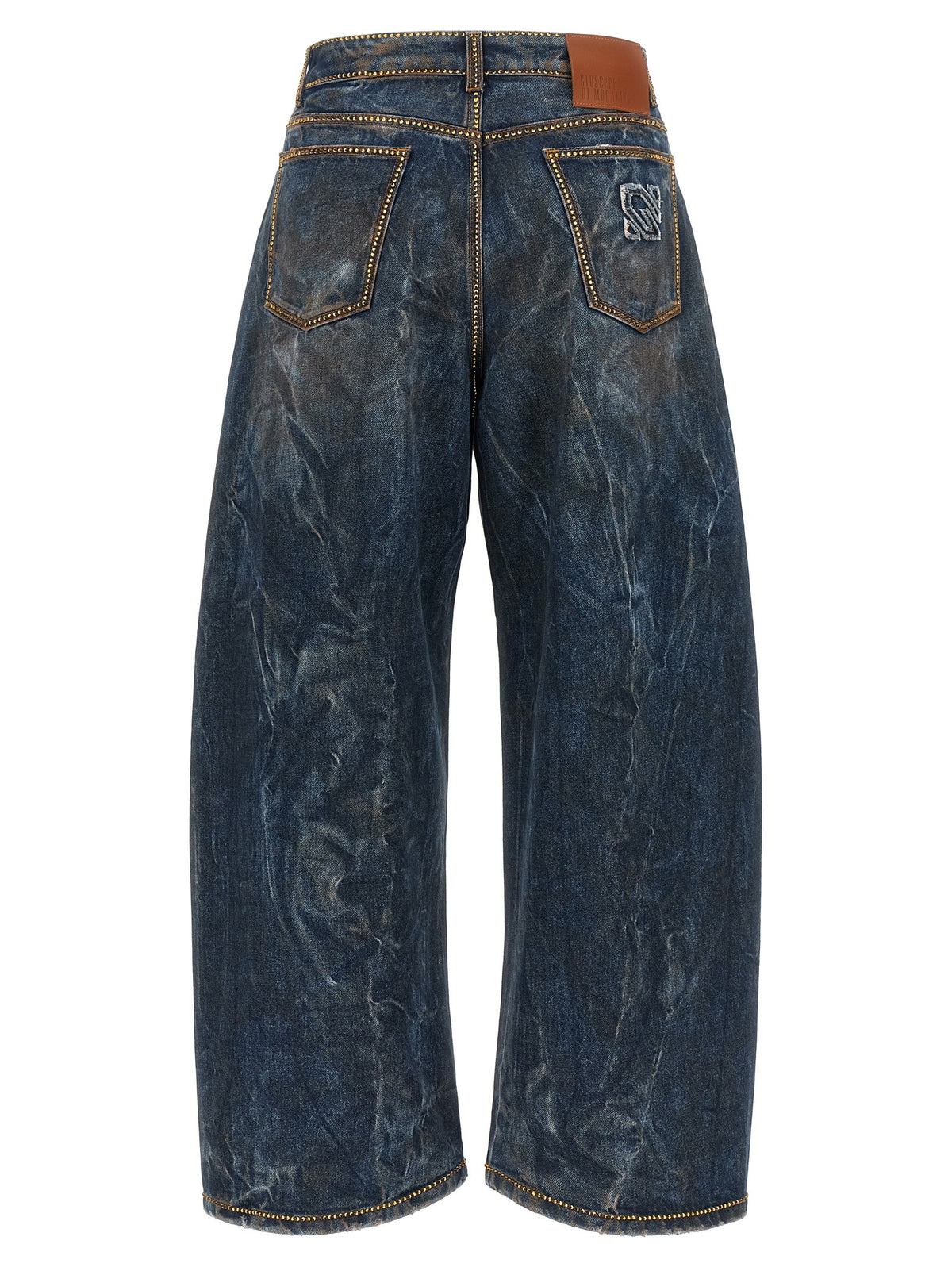 Giuseppe Di Morabito Rhinestone Jeans Blue
