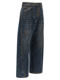 Giuseppe Di Morabito Rhinestone Jeans Blue