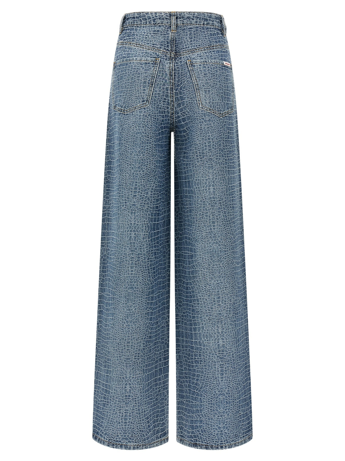 self-portrait Rhinestone Jeans Blue, view 2