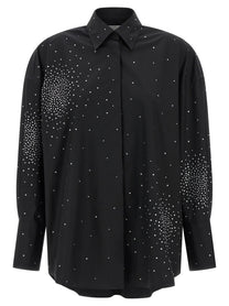 Giuseppe Di Morabito Rhinestone Shirt Black