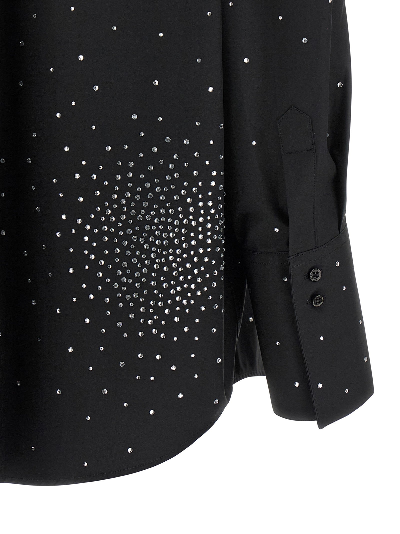 Giuseppe Di Morabito Rhinestone Shirt Black