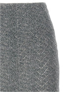 Ermanno Scervino Rhinestone Skirt Grey, view 3