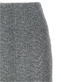 Ermanno Scervino Rhinestone Skirt Grey, view 3