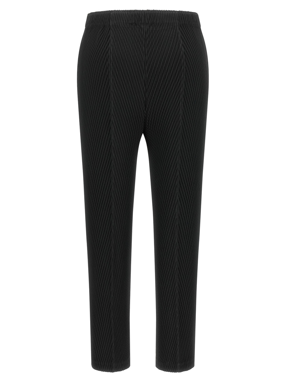 ISSEY MIYAKE Rhombus Pleats Pants Black, view 2