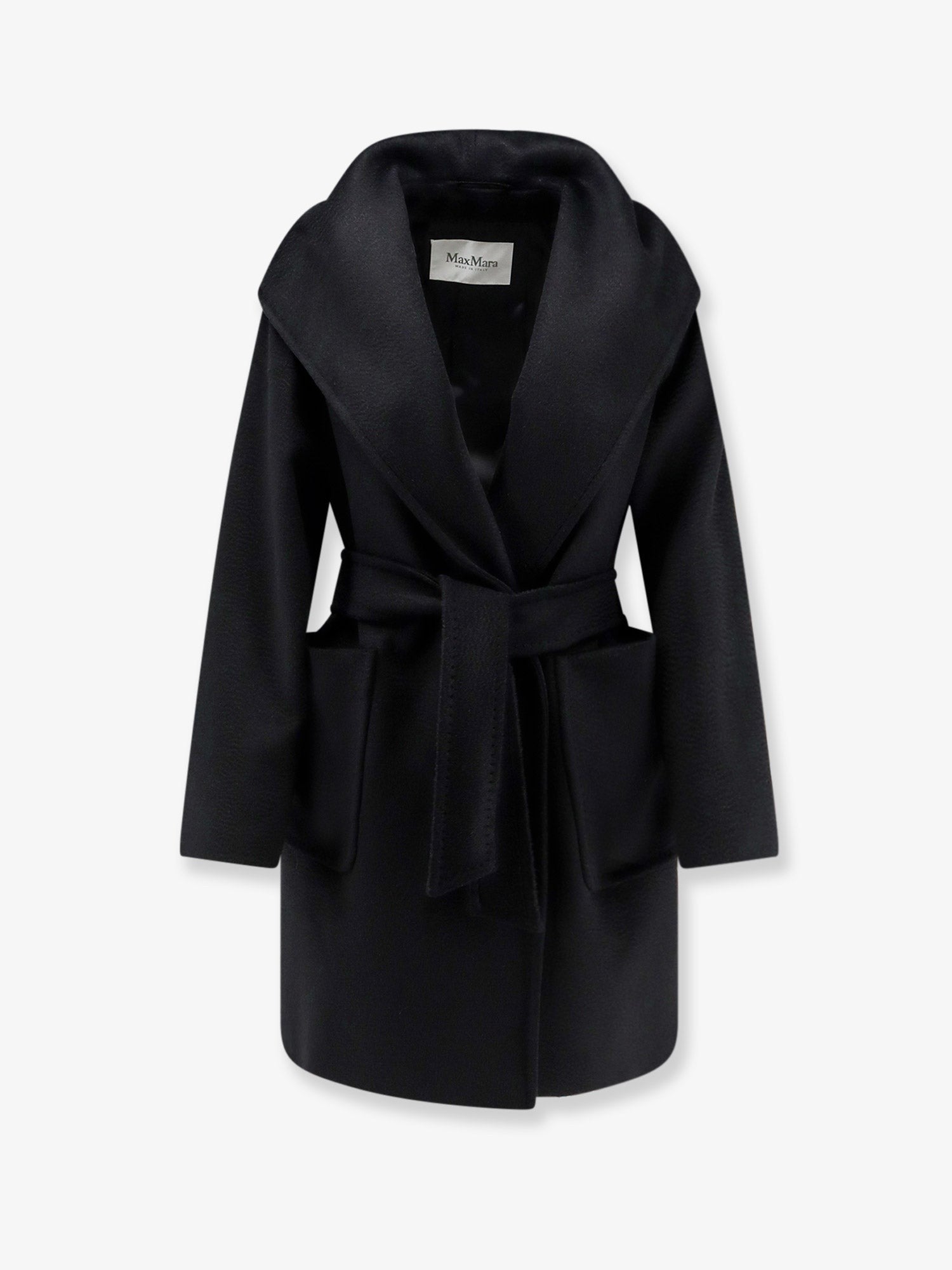 Max Mara Women's Rialto Camel Hair Coat Black