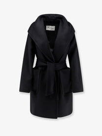 Max Mara Women's Rialto Camel Hair Coat Black