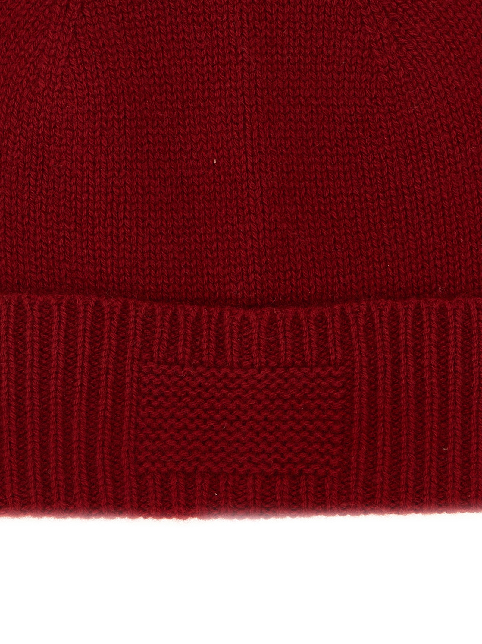 Guest In Residence Rib Cuff Cap Red