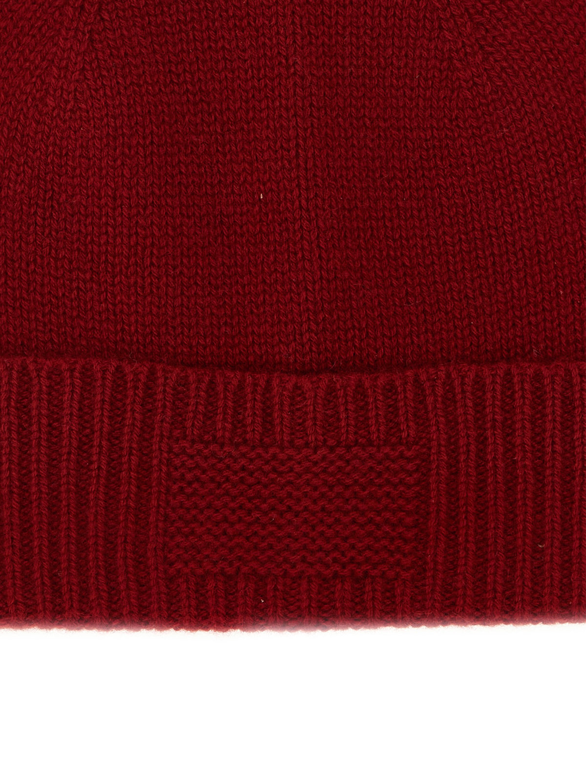 Guest In Residence Rib Cuff Cap Red, view 3